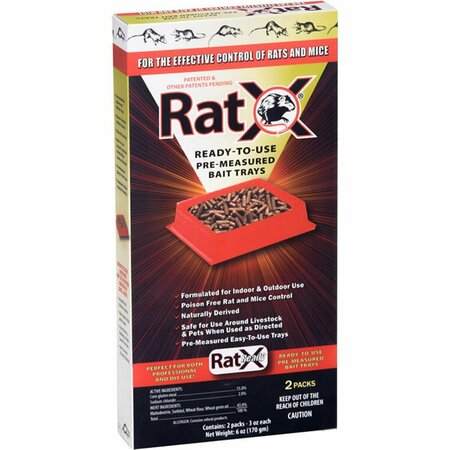 RATX Ready To Use Use Pre-Measured Bait Trays, 2PK RA37961